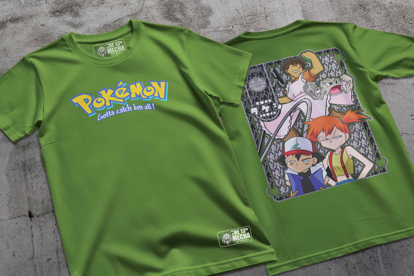 Pokemon - Brock 01 Premium Anime Design, High Quality DTF Print, 100% Cotton Shirt