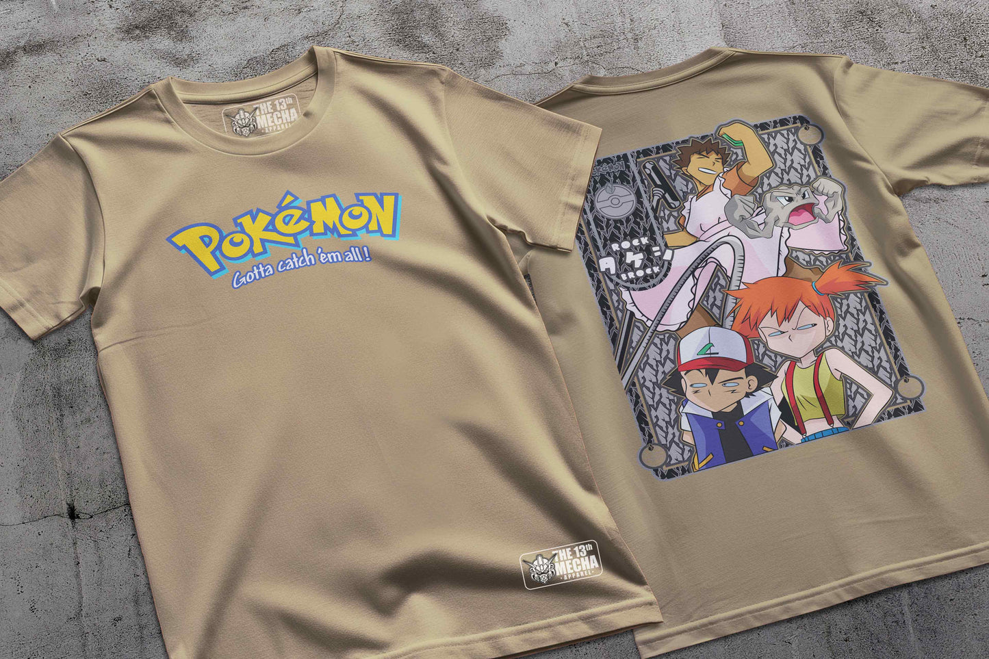 Pokemon - Brock 01 Premium Anime Design, High Quality DTF Print, 100% Cotton Shirt