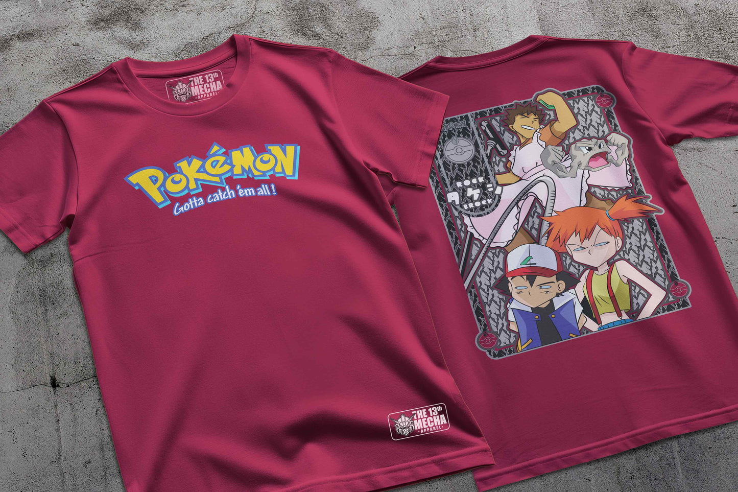Pokemon - Brock 01 Premium Anime Design, High Quality DTF Print, 100% Cotton Shirt