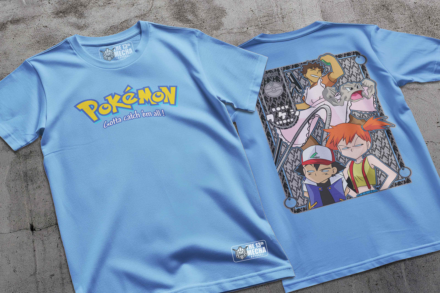 Pokemon - Brock 01 Premium Anime Design, High Quality DTF Print, 100% Cotton Shirt
