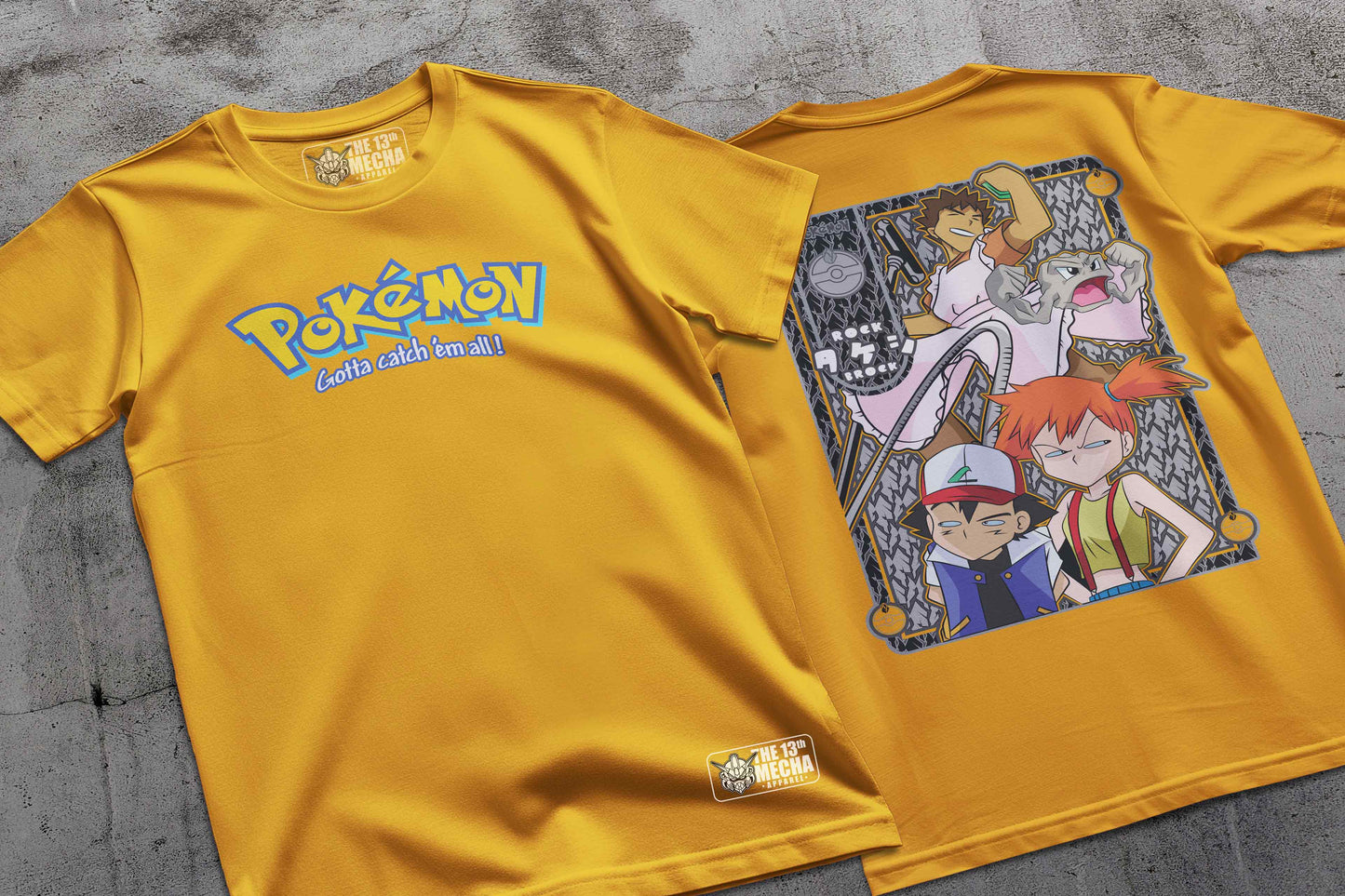 Pokemon - Brock 01 Premium Anime Design, High Quality DTF Print, 100% Cotton Shirt