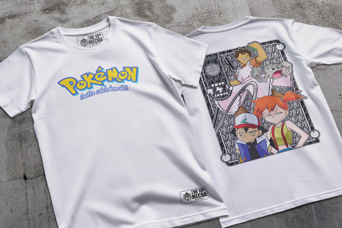 Pokemon - Brock 01 Premium Anime Design, High Quality DTF Print, 100% Cotton Shirt