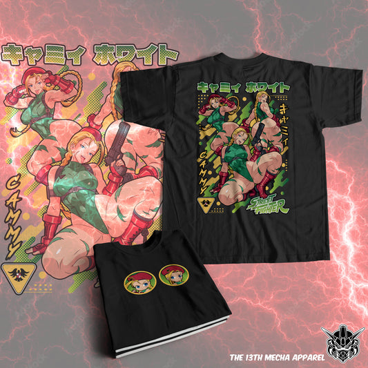 Waifu - Cammy 01 Premium Anime Design, High Quality DTF Print, 100% Cotton Shirt