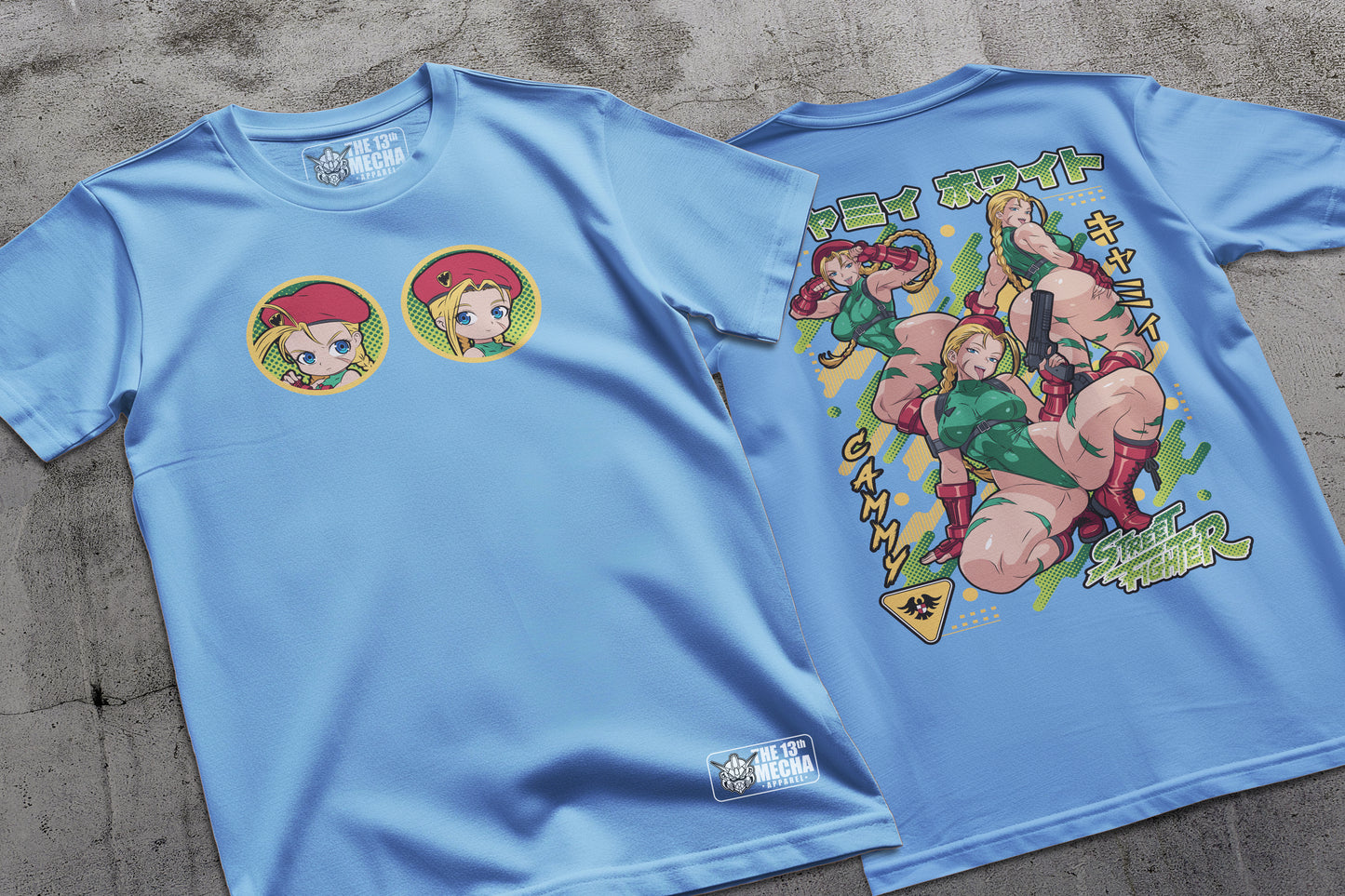 Waifu - Cammy 01 Premium Anime Design, High Quality DTF Print, 100% Cotton Shirt