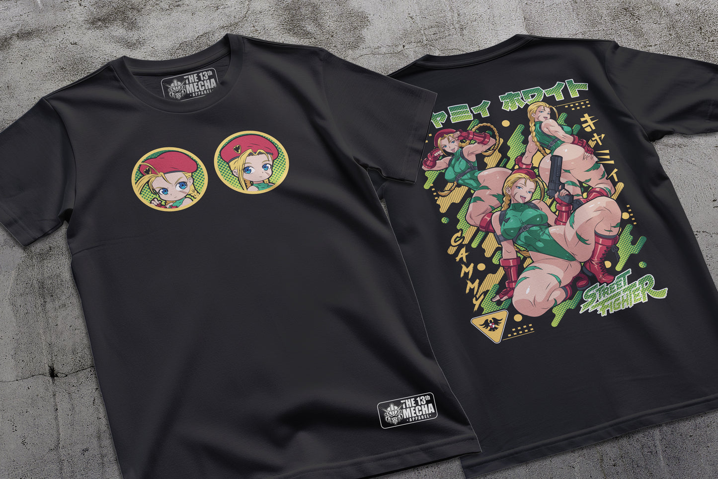 Waifu - Cammy 01 Premium Anime Design, High Quality DTF Print, 100% Cotton Shirt