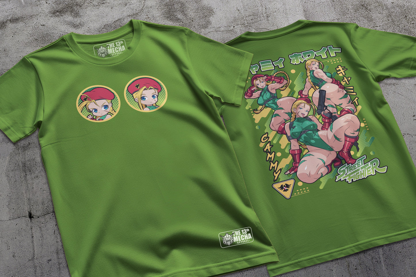 Waifu - Cammy 01 Premium Anime Design, High Quality DTF Print, 100% Cotton Shirt