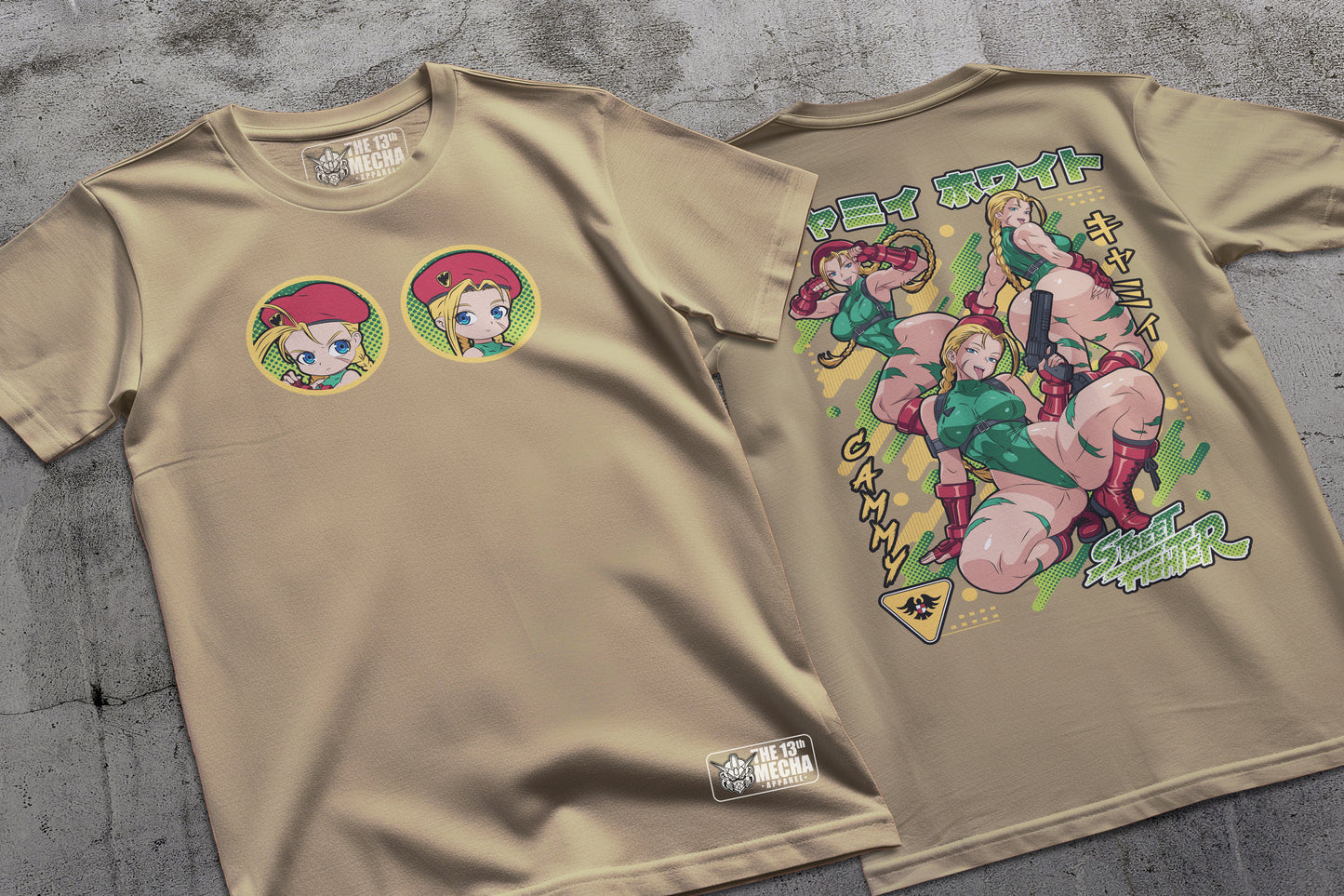 Waifu - Cammy 01 Premium Anime Design, High Quality DTF Print, 100% Cotton Shirt