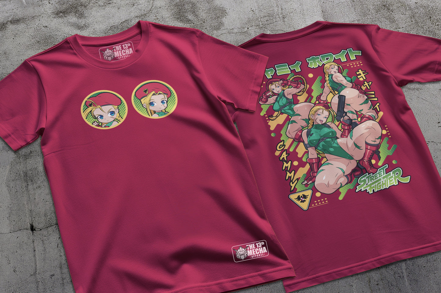 Waifu - Cammy 01 Premium Anime Design, High Quality DTF Print, 100% Cotton Shirt