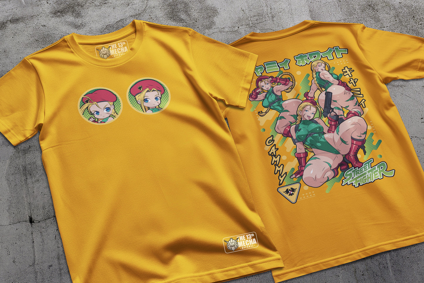 Waifu - Cammy 01 Premium Anime Design, High Quality DTF Print, 100% Cotton Shirt