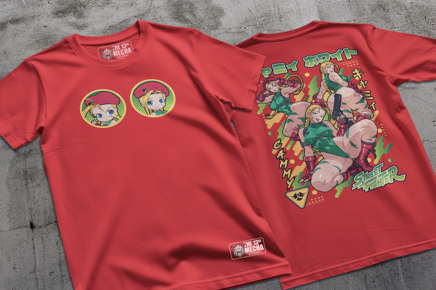 Waifu - Cammy 01 Premium Anime Design, High Quality DTF Print, 100% Cotton Shirt