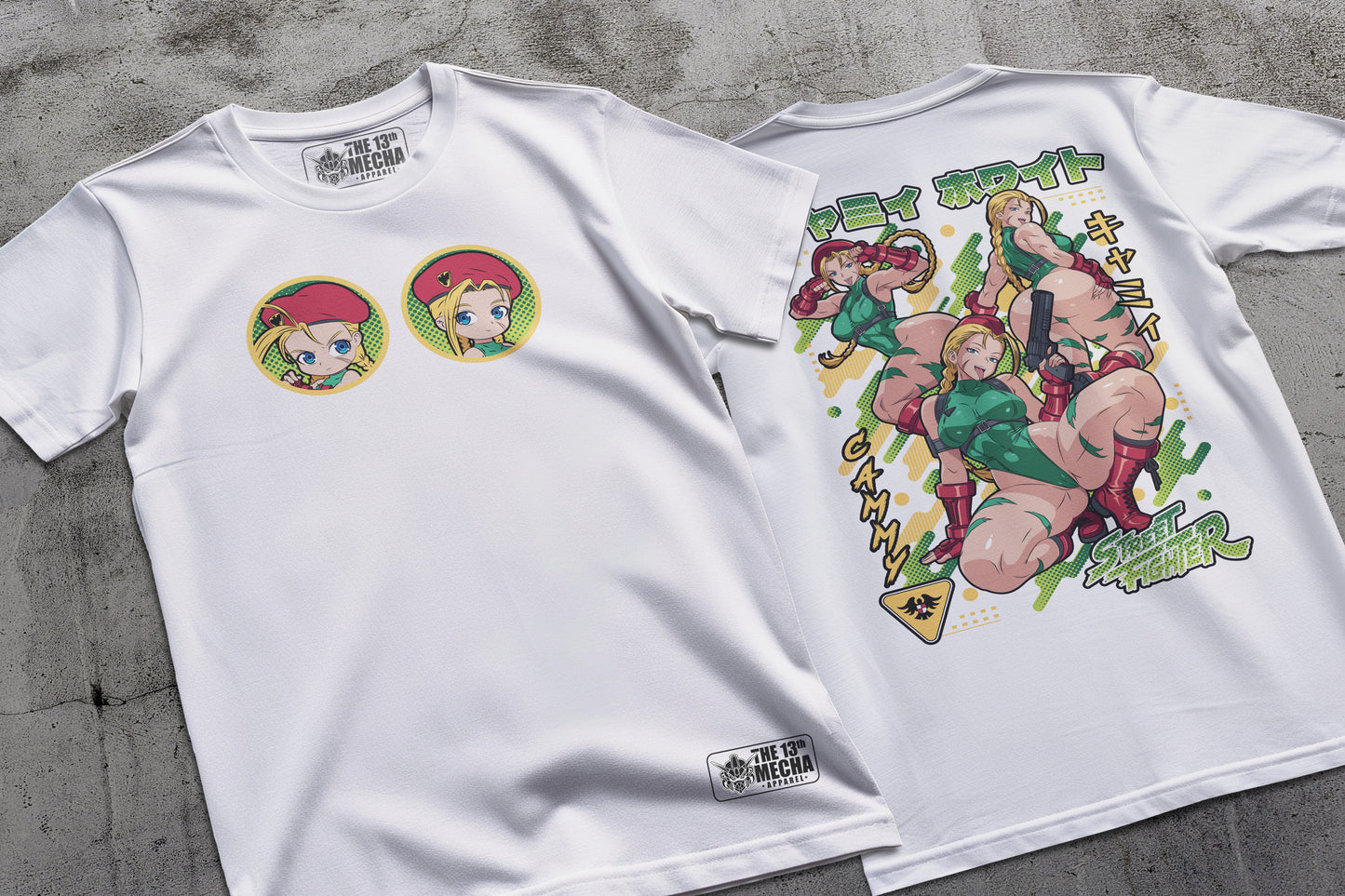 Waifu - Cammy 01 Premium Anime Design, High Quality DTF Print, 100% Cotton Shirt