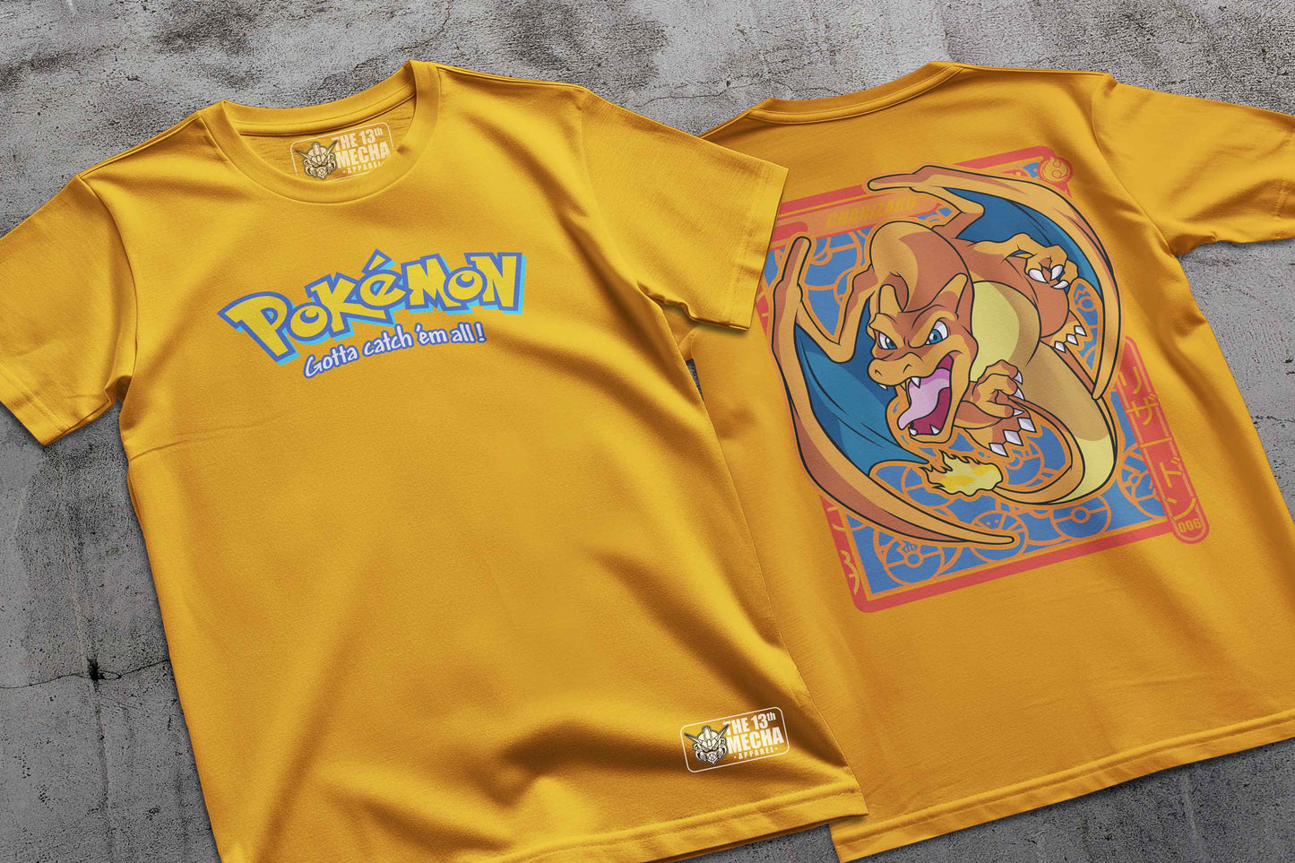 Pokemon - Charizard 01 Premium Anime Design, High Quality DTF Print, 100% Cotton Shirt