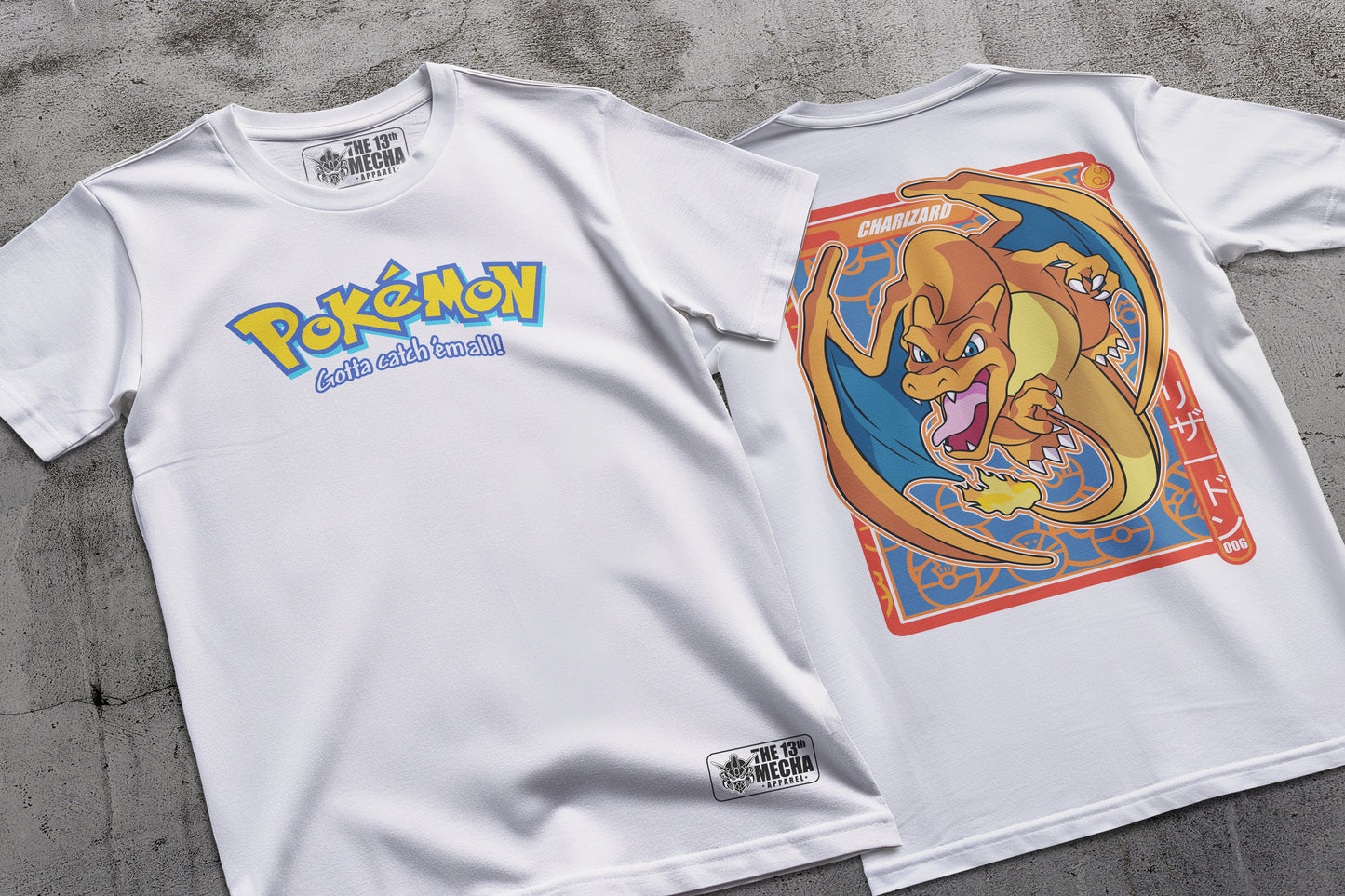 Pokemon - Charizard 01 Premium Anime Design, High Quality DTF Print, 100% Cotton Shirt