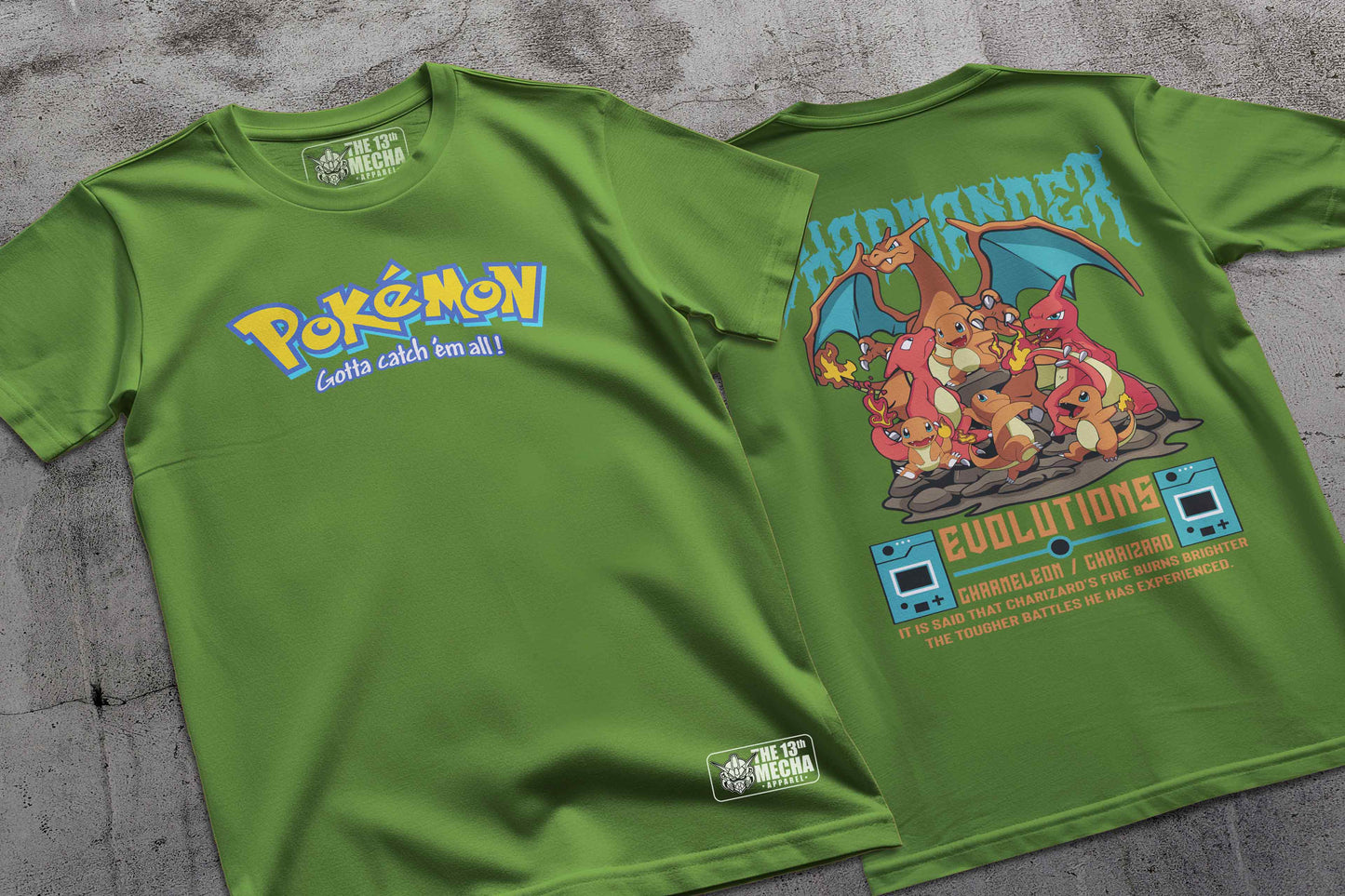 Pokemon - Charmander 01 Premium Anime Design, High Quality DTF Print, 100% Cotton Shirt