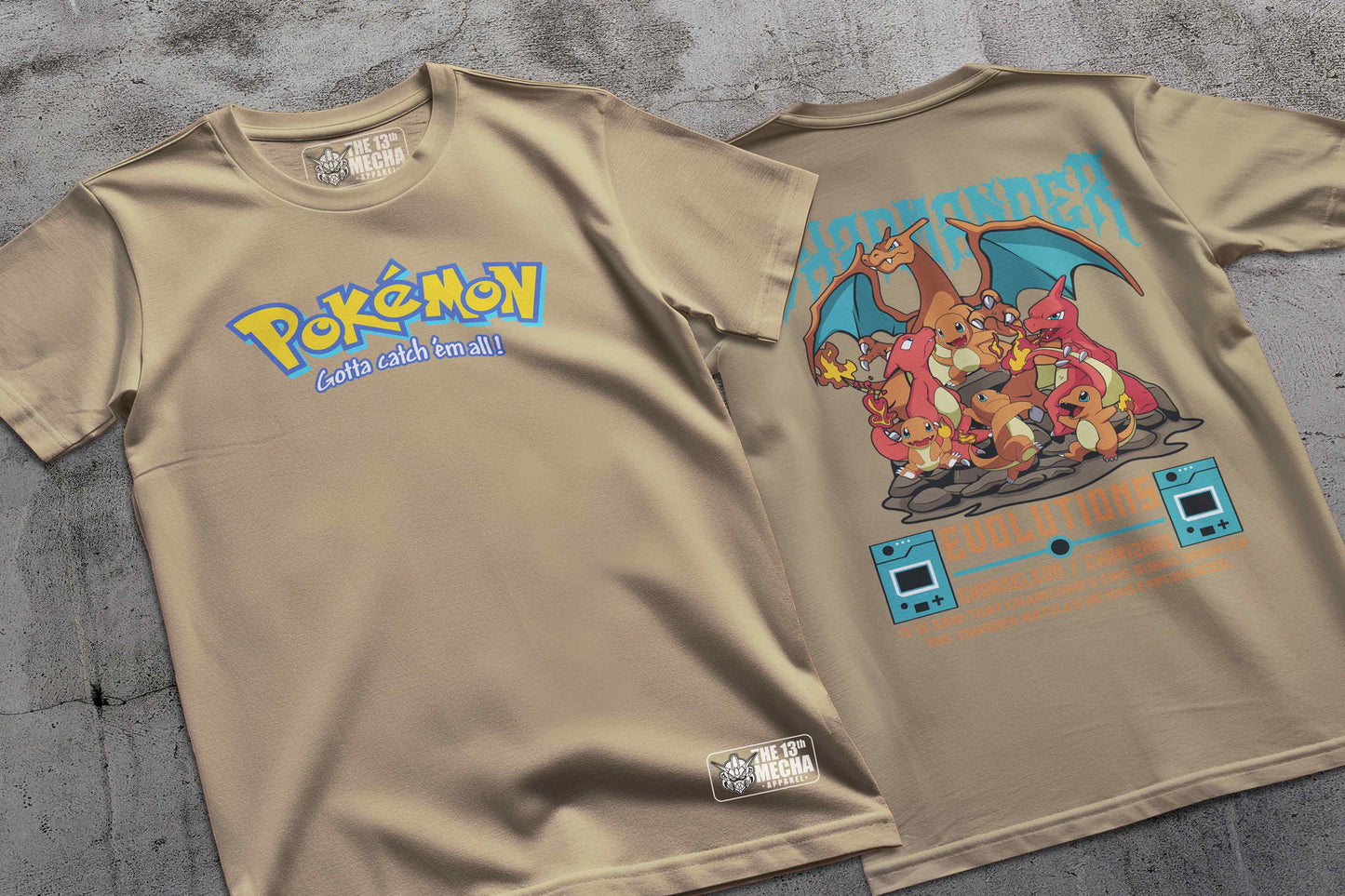 Pokemon - Charmander 01 Premium Anime Design, High Quality DTF Print, 100% Cotton Shirt