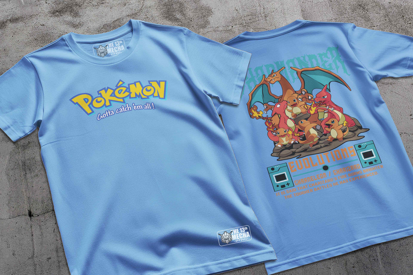 Pokemon - Charmander 01 Premium Anime Design, High Quality DTF Print, 100% Cotton Shirt