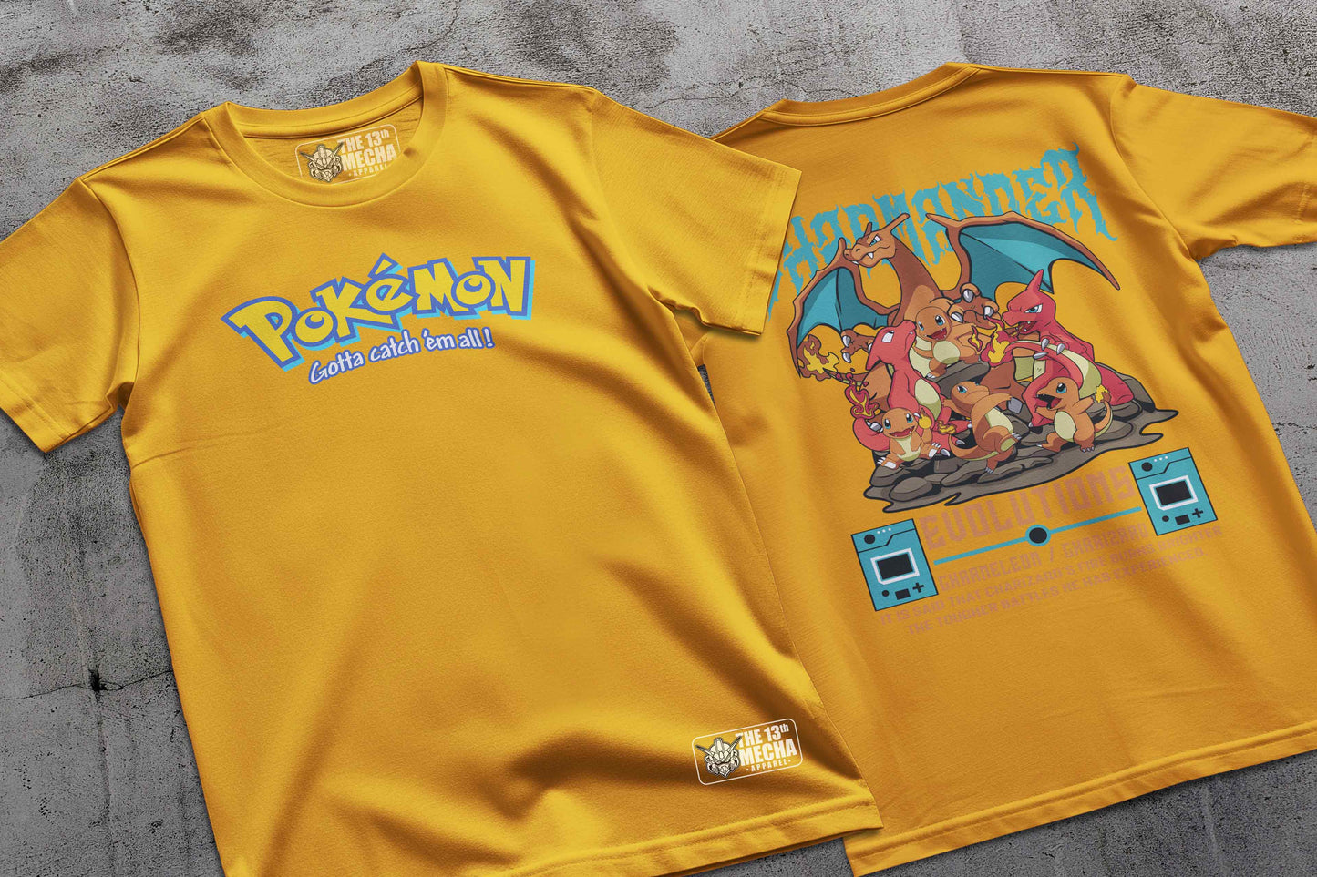 Pokemon - Charmander 01 Premium Anime Design, High Quality DTF Print, 100% Cotton Shirt