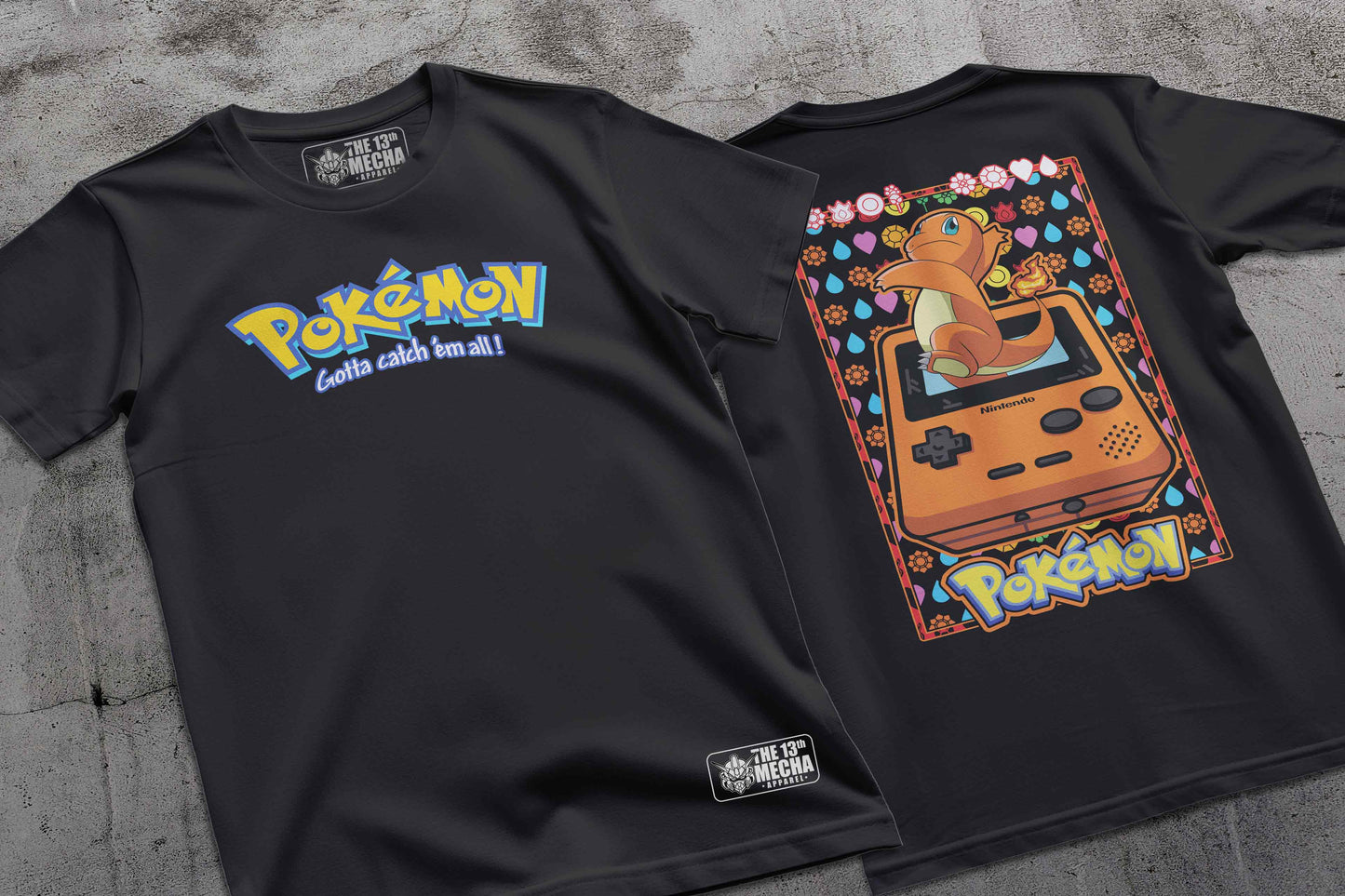 Pokemon - Charmander 02 Premium Anime Design, High Quality DTF Print, 100% Cotton Shirt