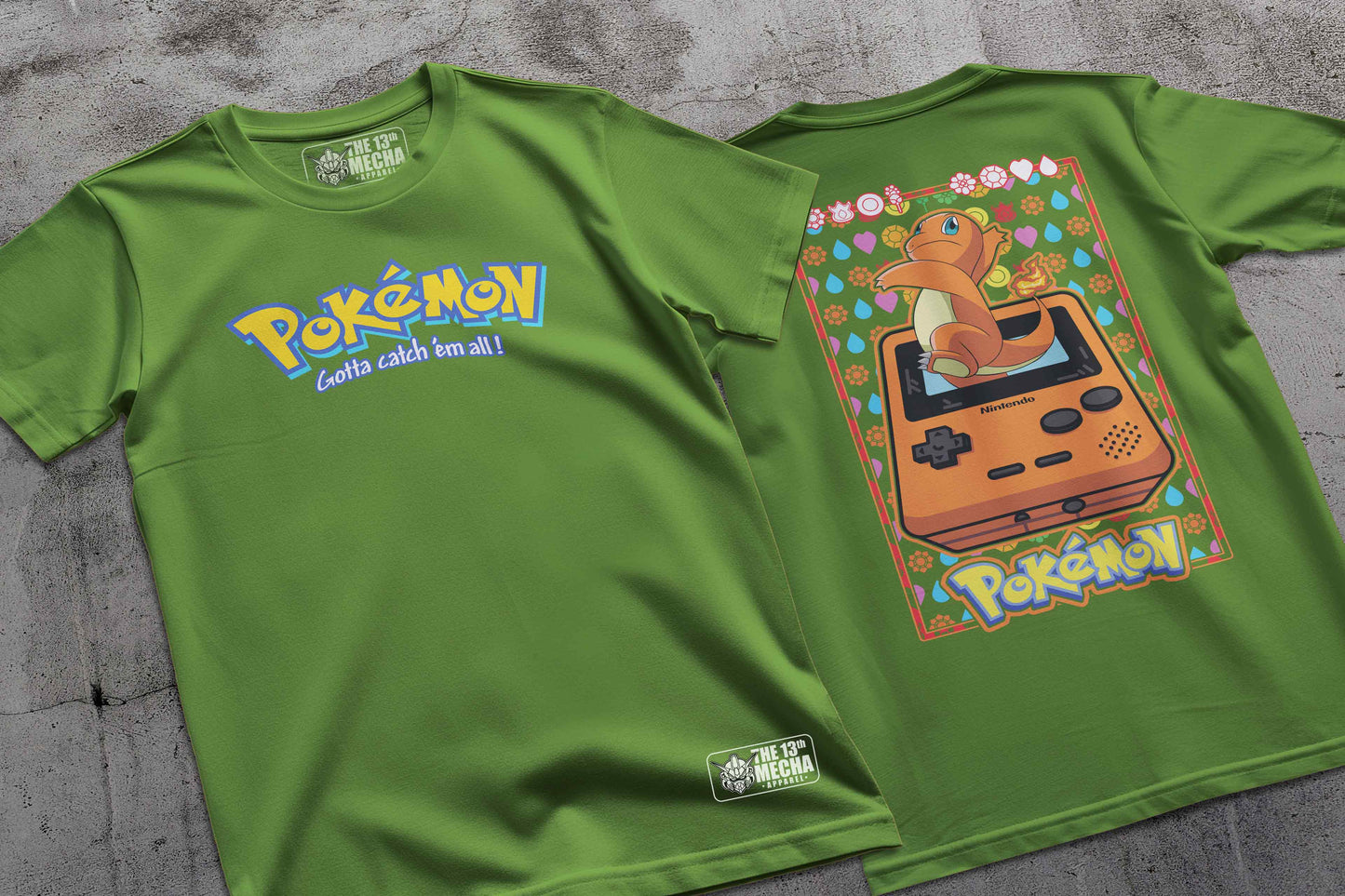 Pokemon - Charmander 02 Premium Anime Design, High Quality DTF Print, 100% Cotton Shirt