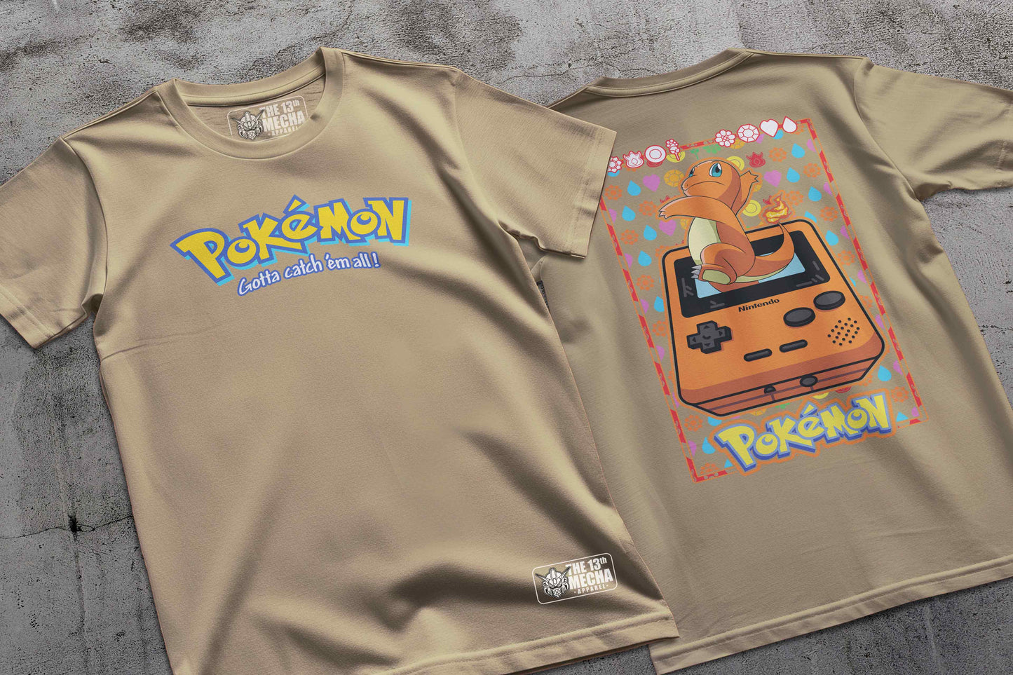 Pokemon - Charmander 02 Premium Anime Design, High Quality DTF Print, 100% Cotton Shirt