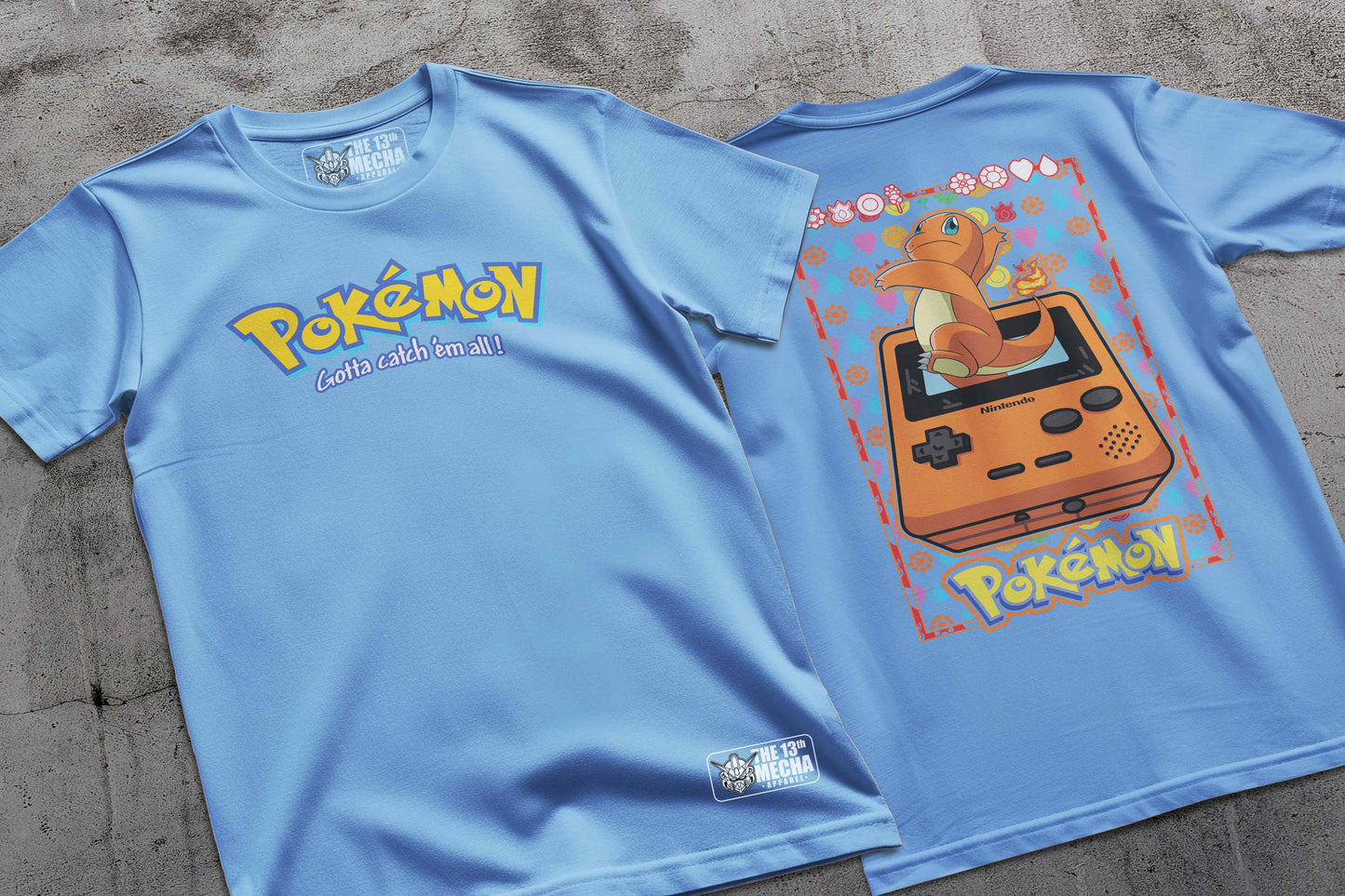 Pokemon - Charmander 02 Premium Anime Design, High Quality DTF Print, 100% Cotton Shirt