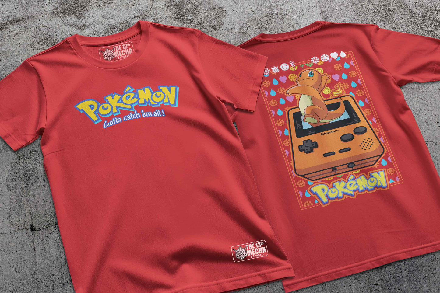 Pokemon - Charmander 02 Premium Anime Design, High Quality DTF Print, 100% Cotton Shirt