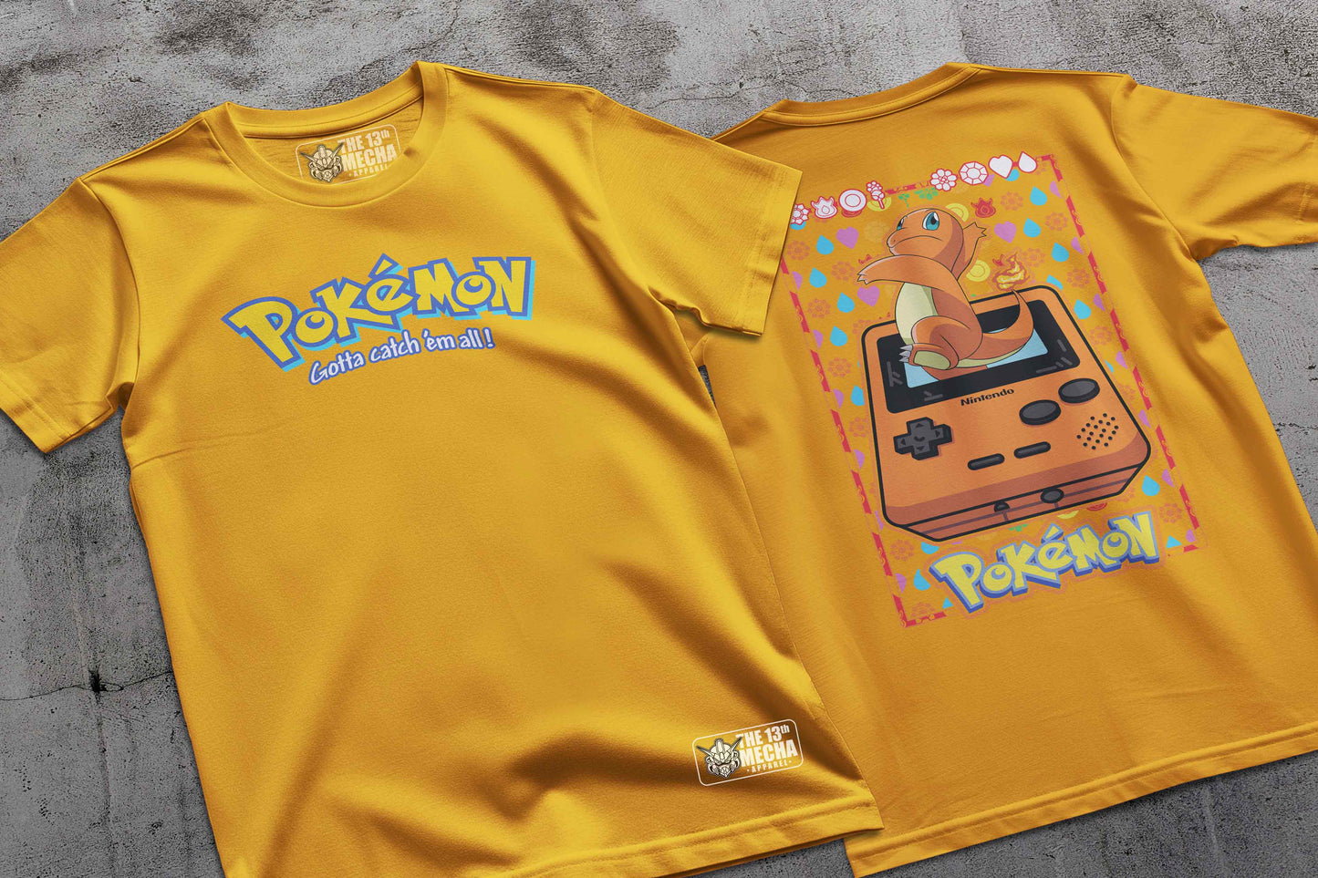 Pokemon - Charmander 02 Premium Anime Design, High Quality DTF Print, 100% Cotton Shirt