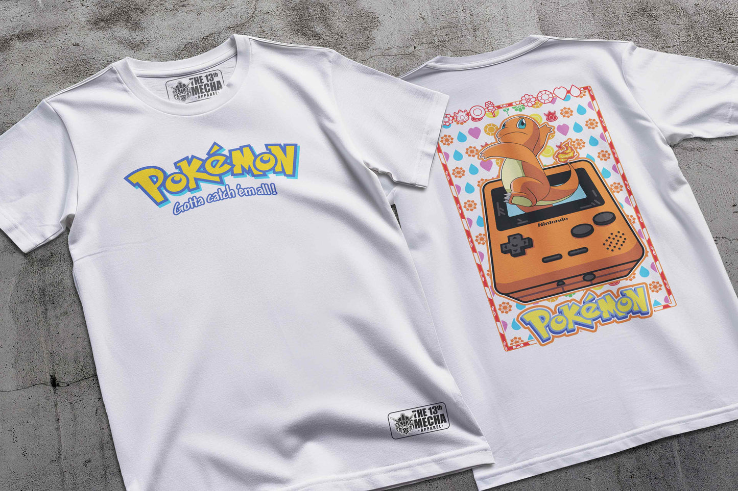 Pokemon - Charmander 02 Premium Anime Design, High Quality DTF Print, 100% Cotton Shirt