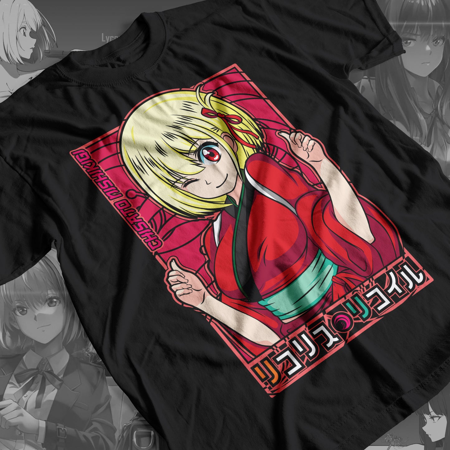Lycoris Recoil - Chisato 03 Premium Anime Design, High Quality DTF Print, 100% Cotton Shirt