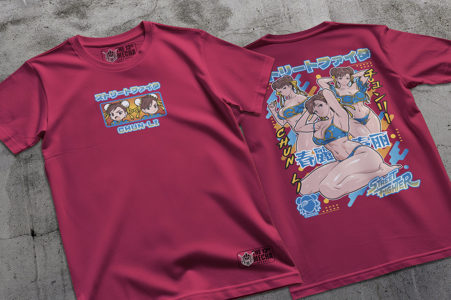 Waifu - Chunli 01 Premium Anime Design, High Quality DTF Print, 100% Cotton Shirt