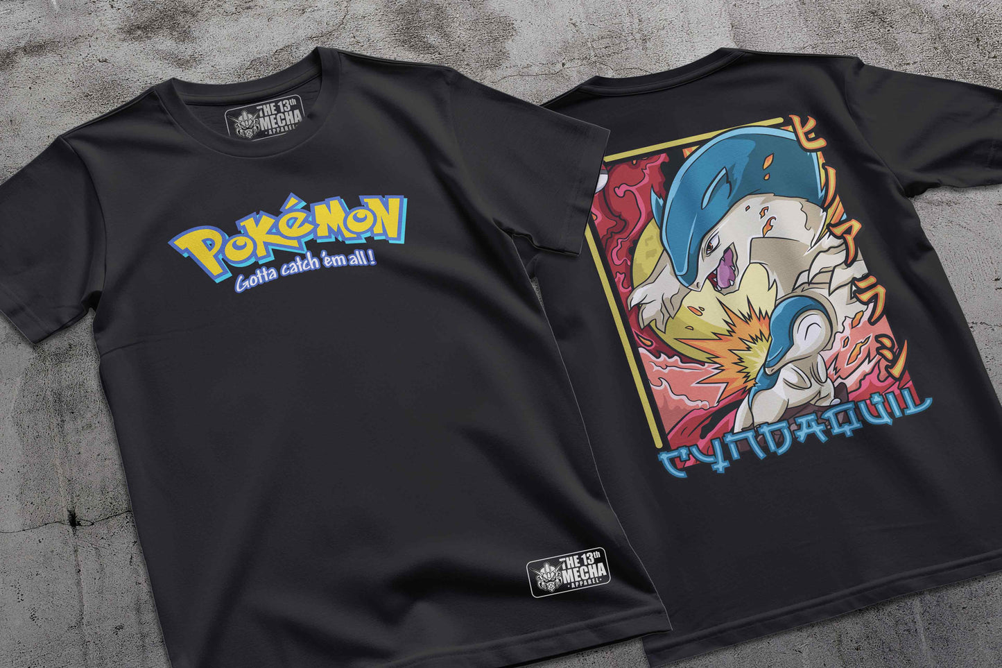 Pokemon - Cyndaquil 01 Premium Anime Design, High Quality DTF Print, 100% Cotton Shirt