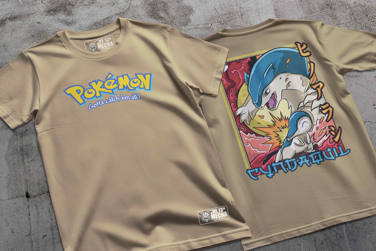 Pokemon - Cyndaquil 01 Premium Anime Design, High Quality DTF Print, 100% Cotton Shirt