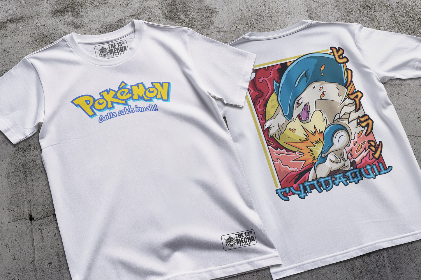 Pokemon - Cyndaquil 01 Premium Anime Design, High Quality DTF Print, 100% Cotton Shirt