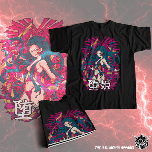 Demon Slayer - Daki 01 Premium Anime Design, High Quality DTF Print, 100% Cotton Shirt