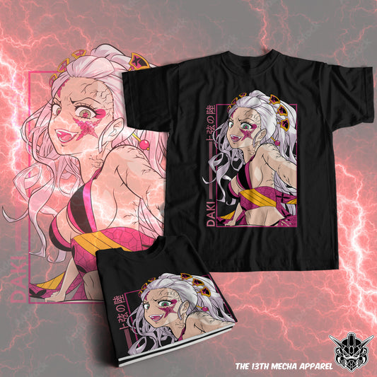 Demon Slayer - Daki 02 Premium Anime Design, High Quality DTF Print, 100% Cotton Shirt