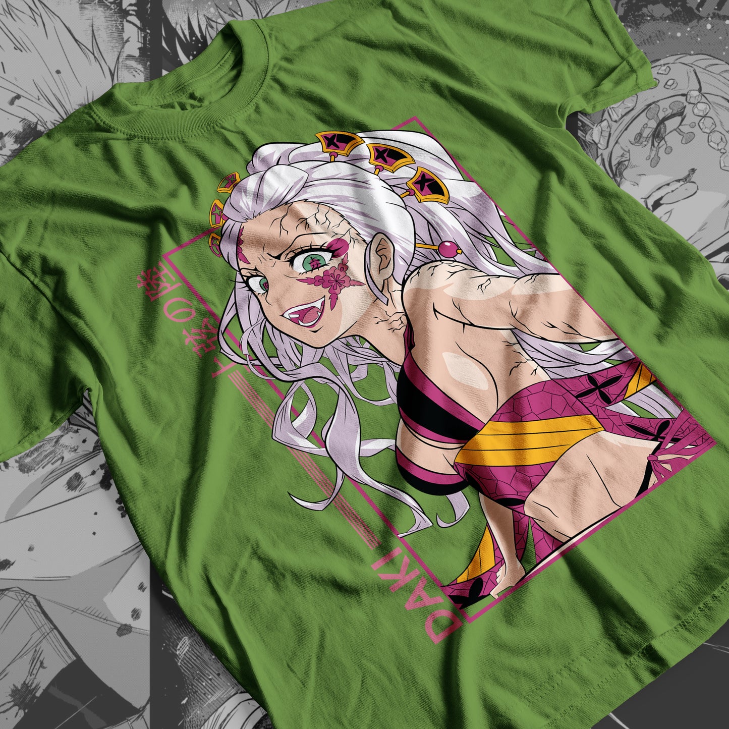 Demon Slayer - Daki 02 Premium Anime Design, High Quality DTF Print, 100% Cotton Shirt