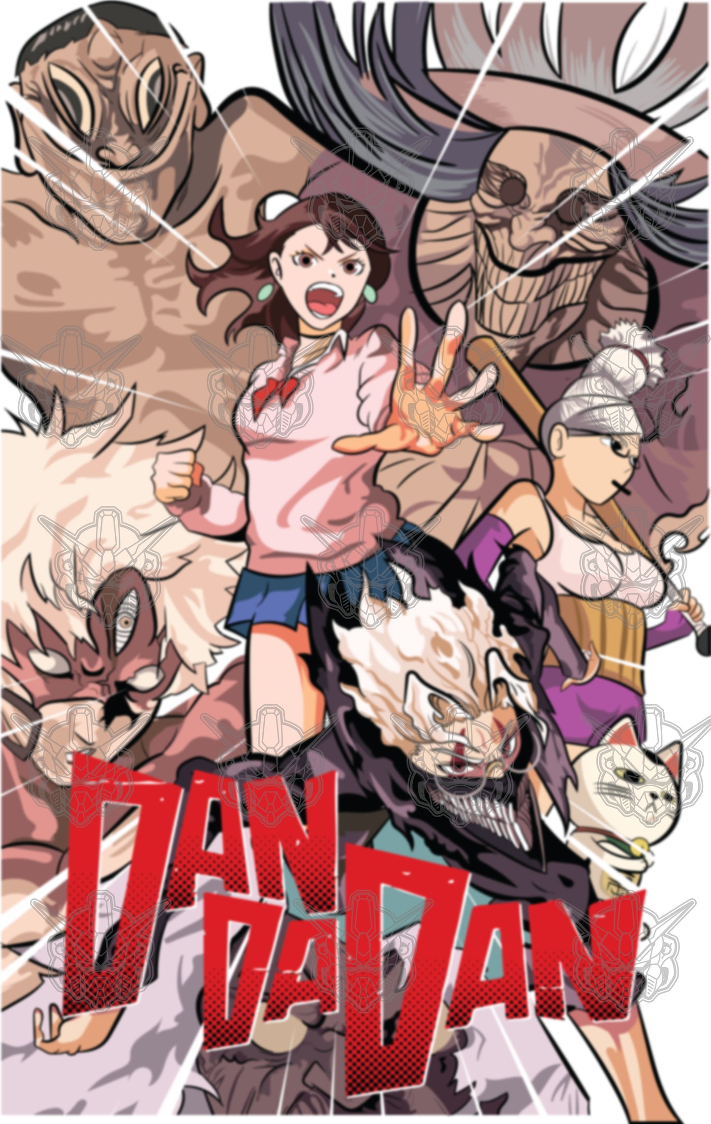 Dandadan 01  Premium Anime Design, High Quality DTF Print, 100% Cotton Shirt
