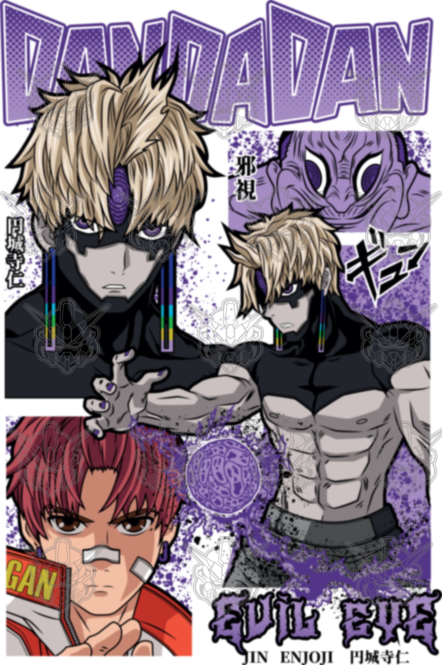 Dandadan - Evil Eye 01  Premium Anime Design, High Quality DTF Print, 100% Cotton Shirt
