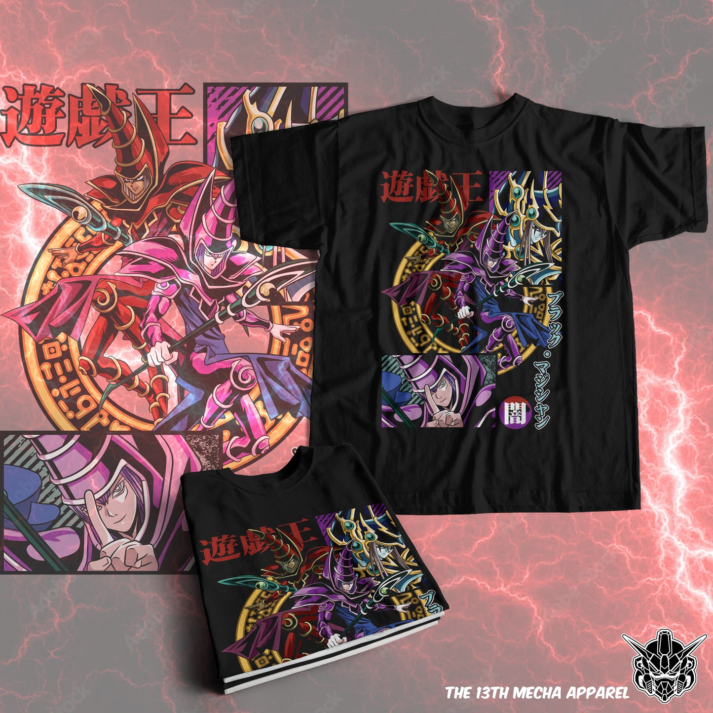 Yu-Gi-Oh! - Dark Magician 01  Premium Anime Design, High Quality DTF Print, 100% Cotton Shirt