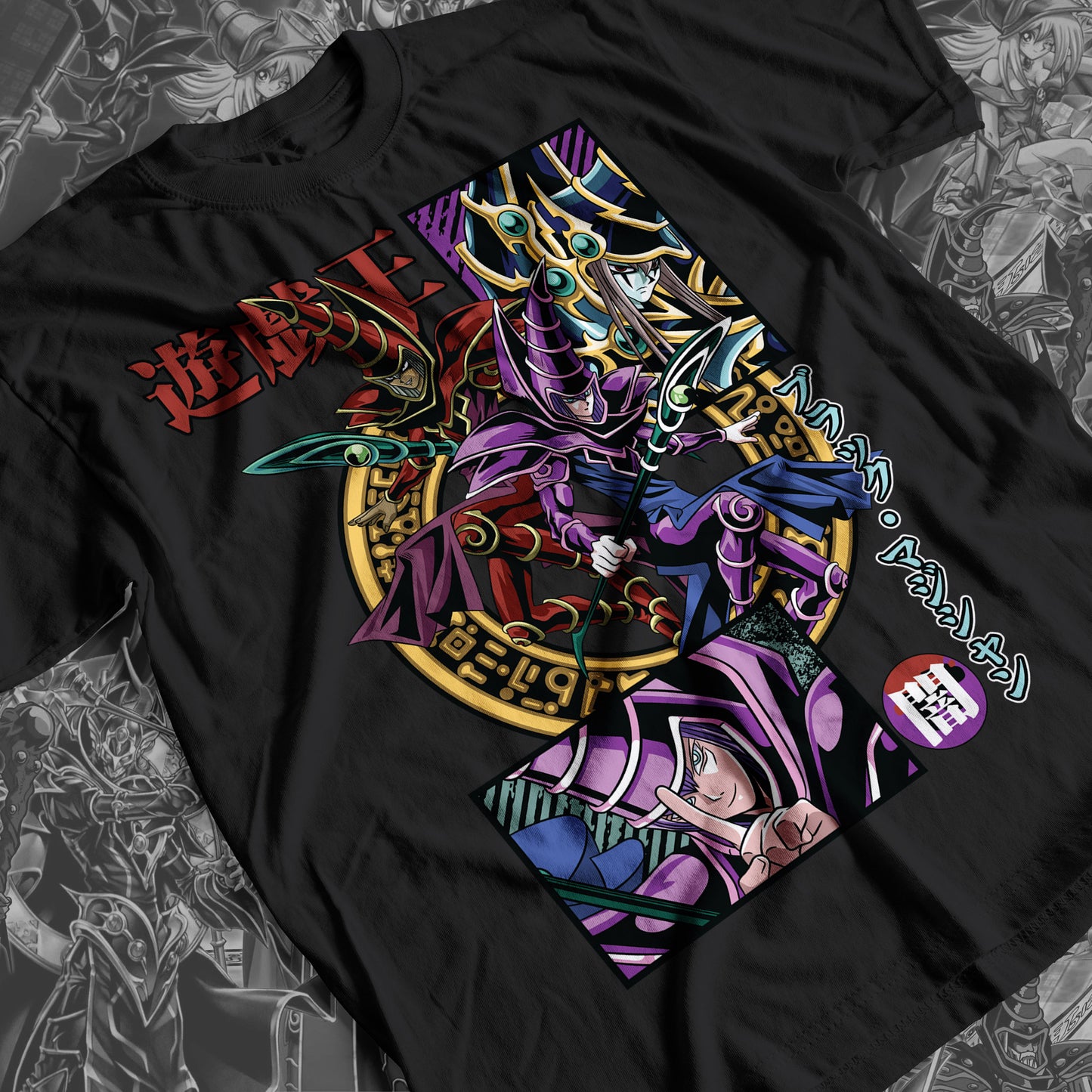 Yu-Gi-Oh! - Dark Magician 01  Premium Anime Design, High Quality DTF Print, 100% Cotton Shirt