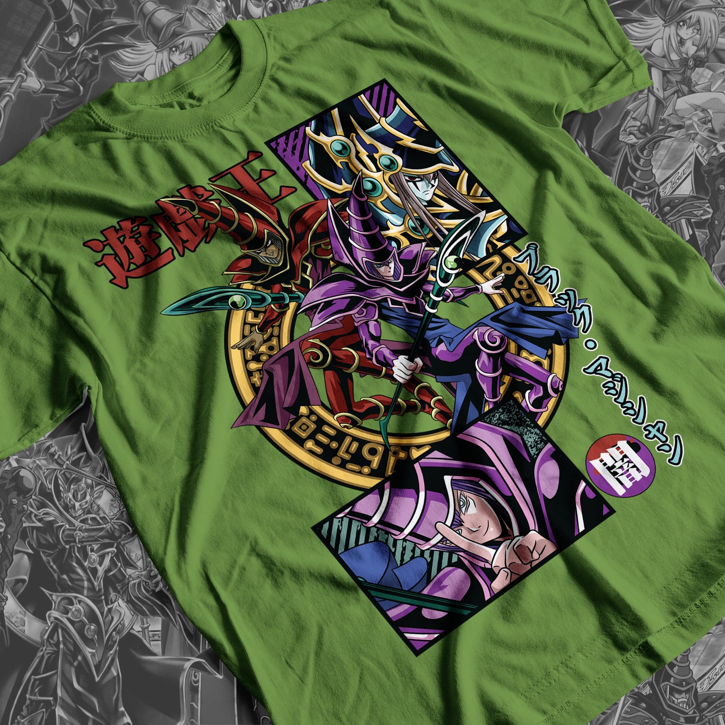 Yu-Gi-Oh! - Dark Magician 01  Premium Anime Design, High Quality DTF Print, 100% Cotton Shirt