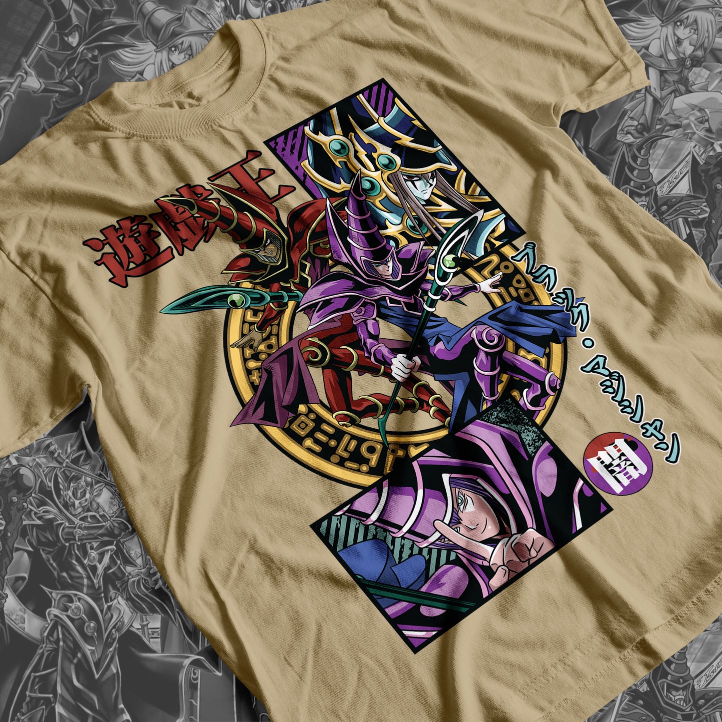 Yu-Gi-Oh! - Dark Magician 01  Premium Anime Design, High Quality DTF Print, 100% Cotton Shirt