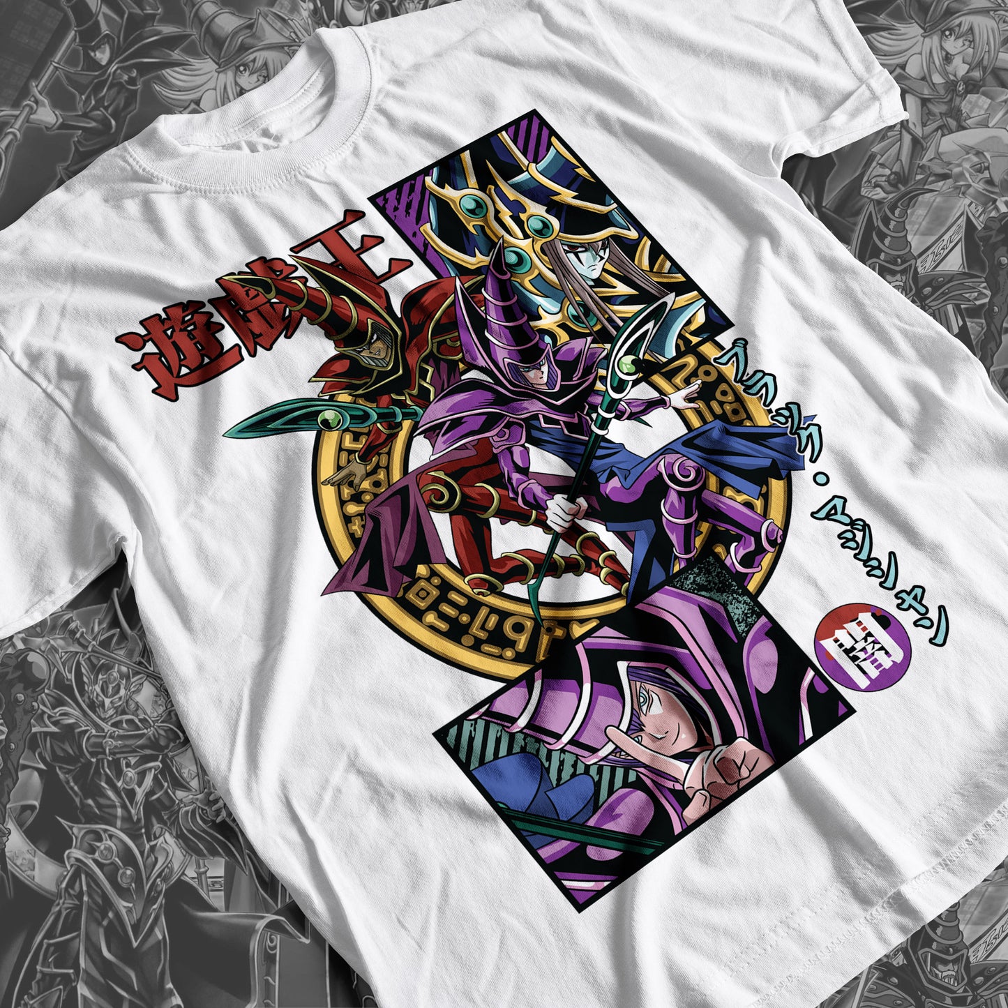Yu-Gi-Oh! - Dark Magician 01  Premium Anime Design, High Quality DTF Print, 100% Cotton Shirt