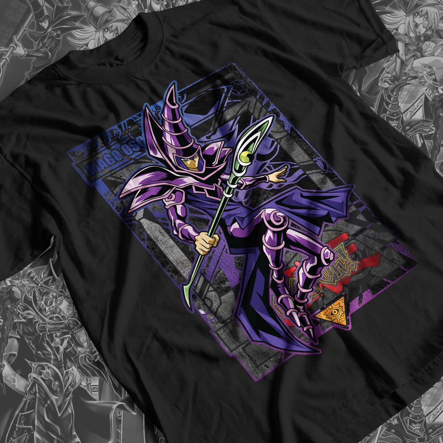Yu-Gi-Oh! - Dark Magician 02  Premium Anime Design, High Quality DTF Print, 100% Cotton Shirt