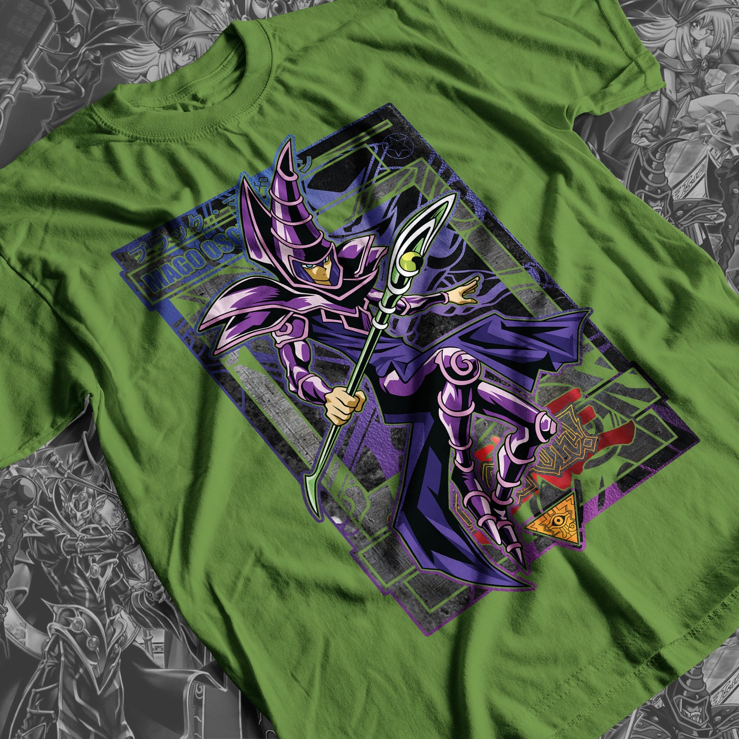 Yu-Gi-Oh! - Dark Magician 02  Premium Anime Design, High Quality DTF Print, 100% Cotton Shirt