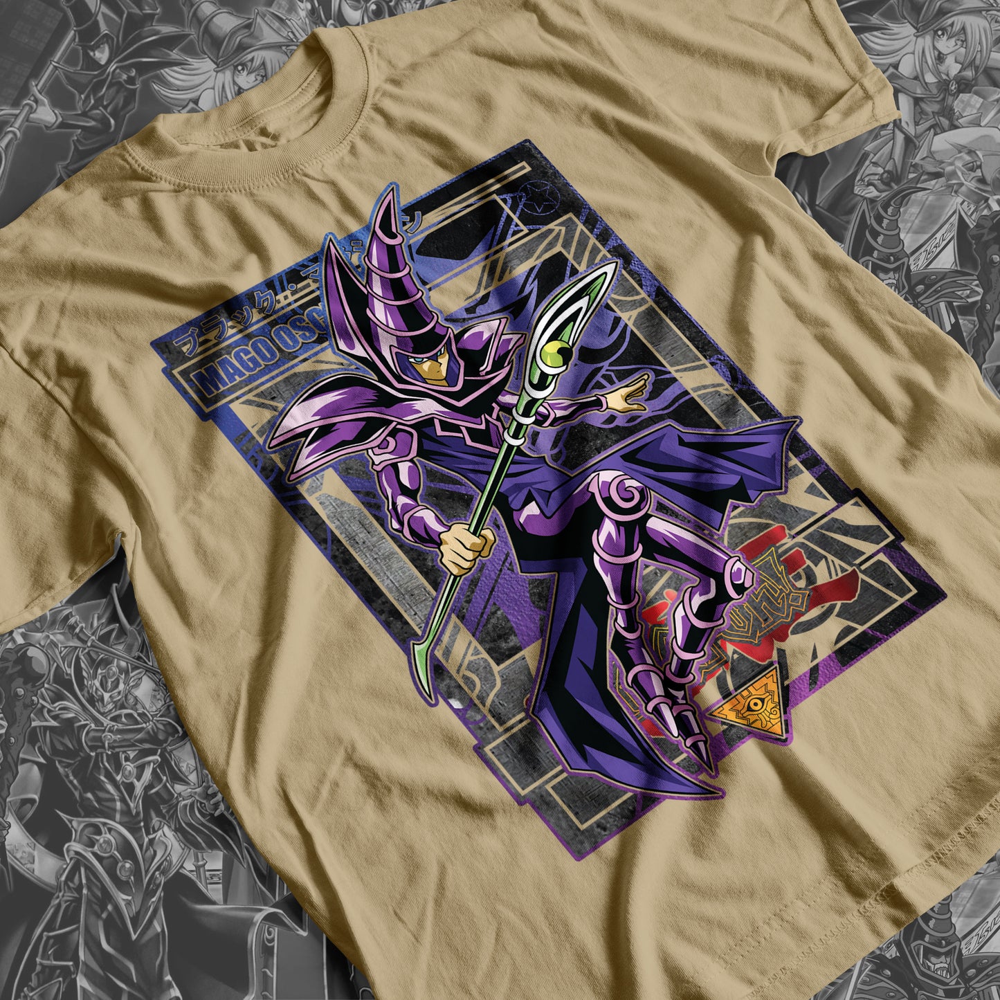 Yu-Gi-Oh! - Dark Magician 02  Premium Anime Design, High Quality DTF Print, 100% Cotton Shirt