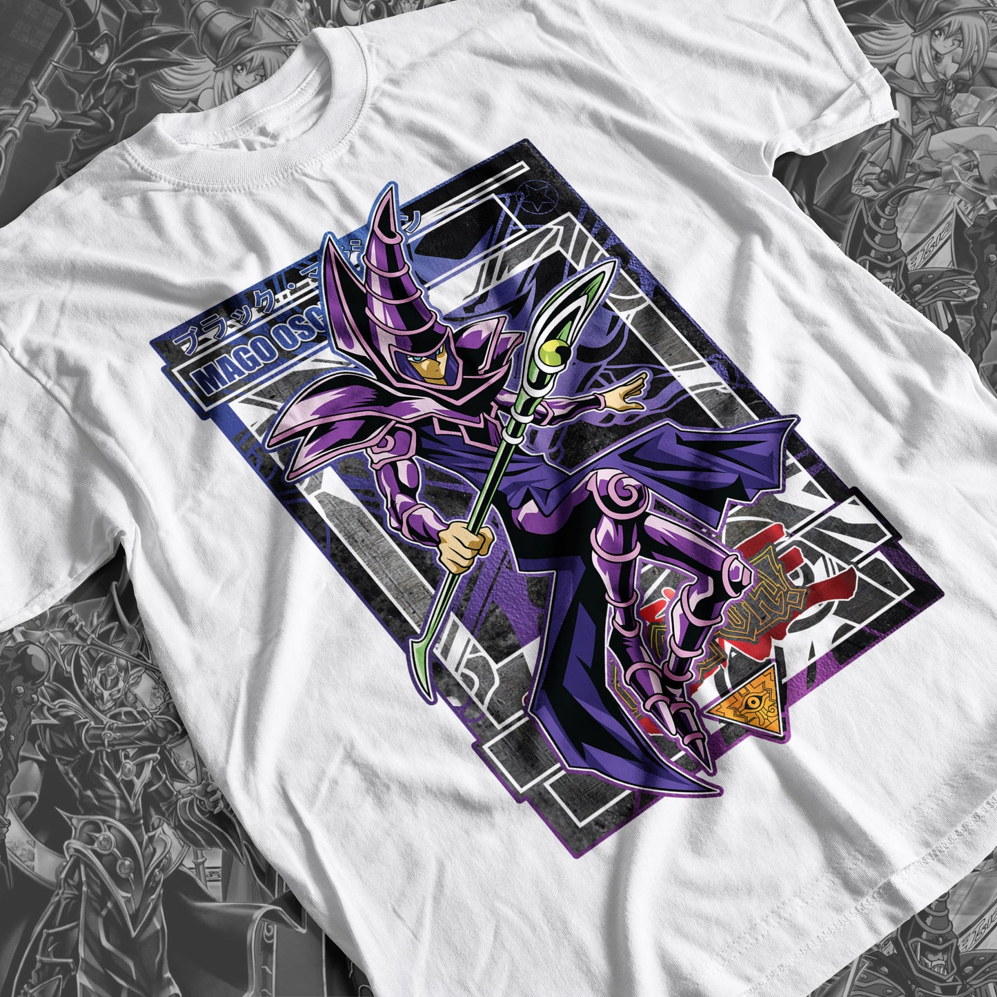 Yu-Gi-Oh! - Dark Magician 02  Premium Anime Design, High Quality DTF Print, 100% Cotton Shirt