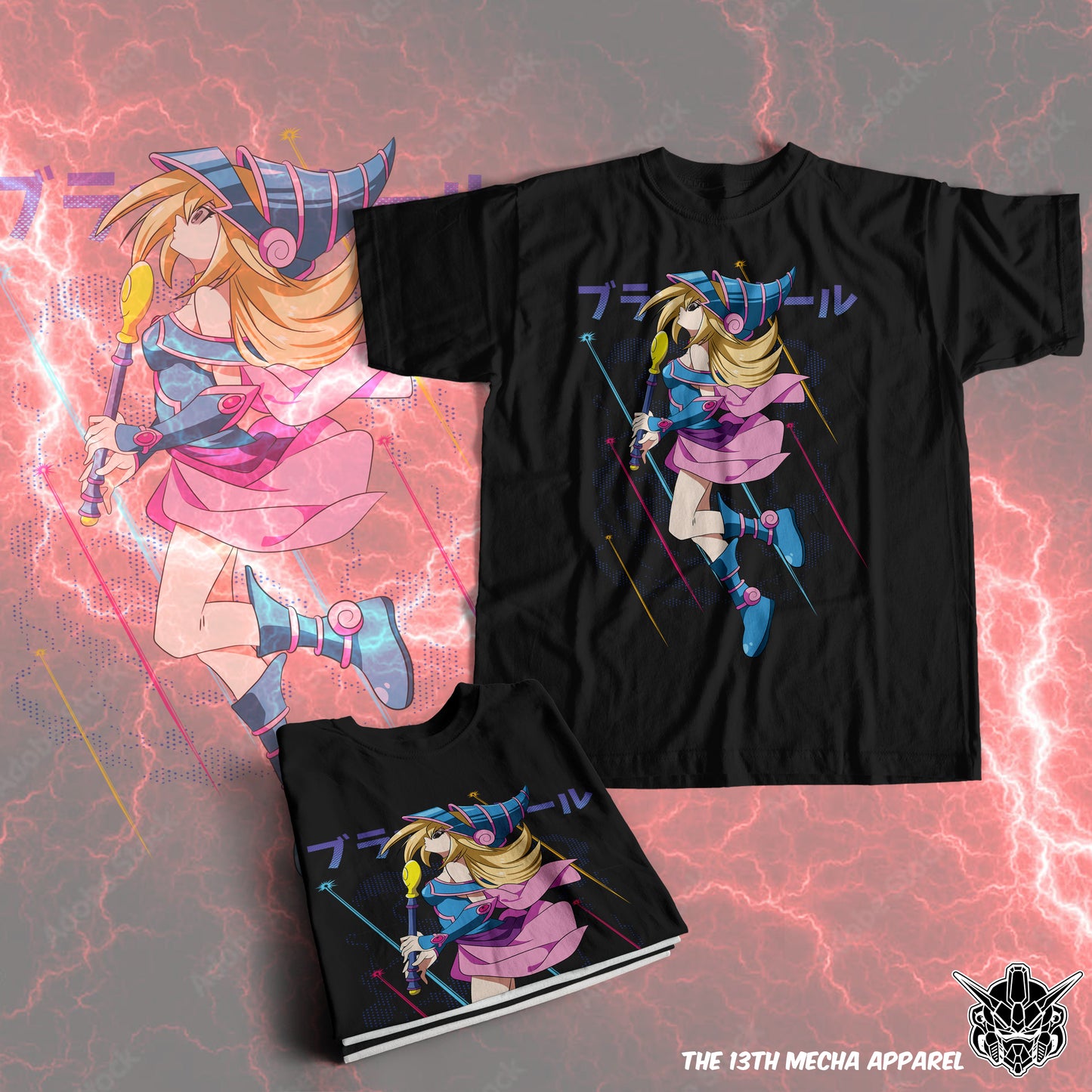 Yu-Gi-Oh! - Dark Magician Girl 03  Premium Anime Design, High Quality DTF Print, 100% Cotton Shirt
