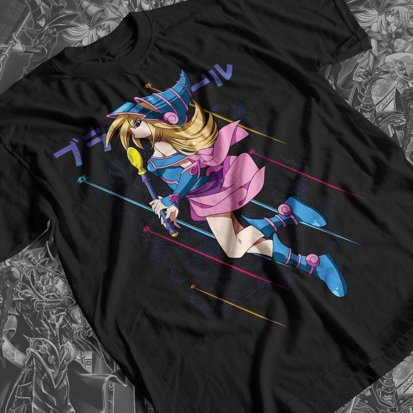 Yu-Gi-Oh! - Dark Magician Girl 03  Premium Anime Design, High Quality DTF Print, 100% Cotton Shirt