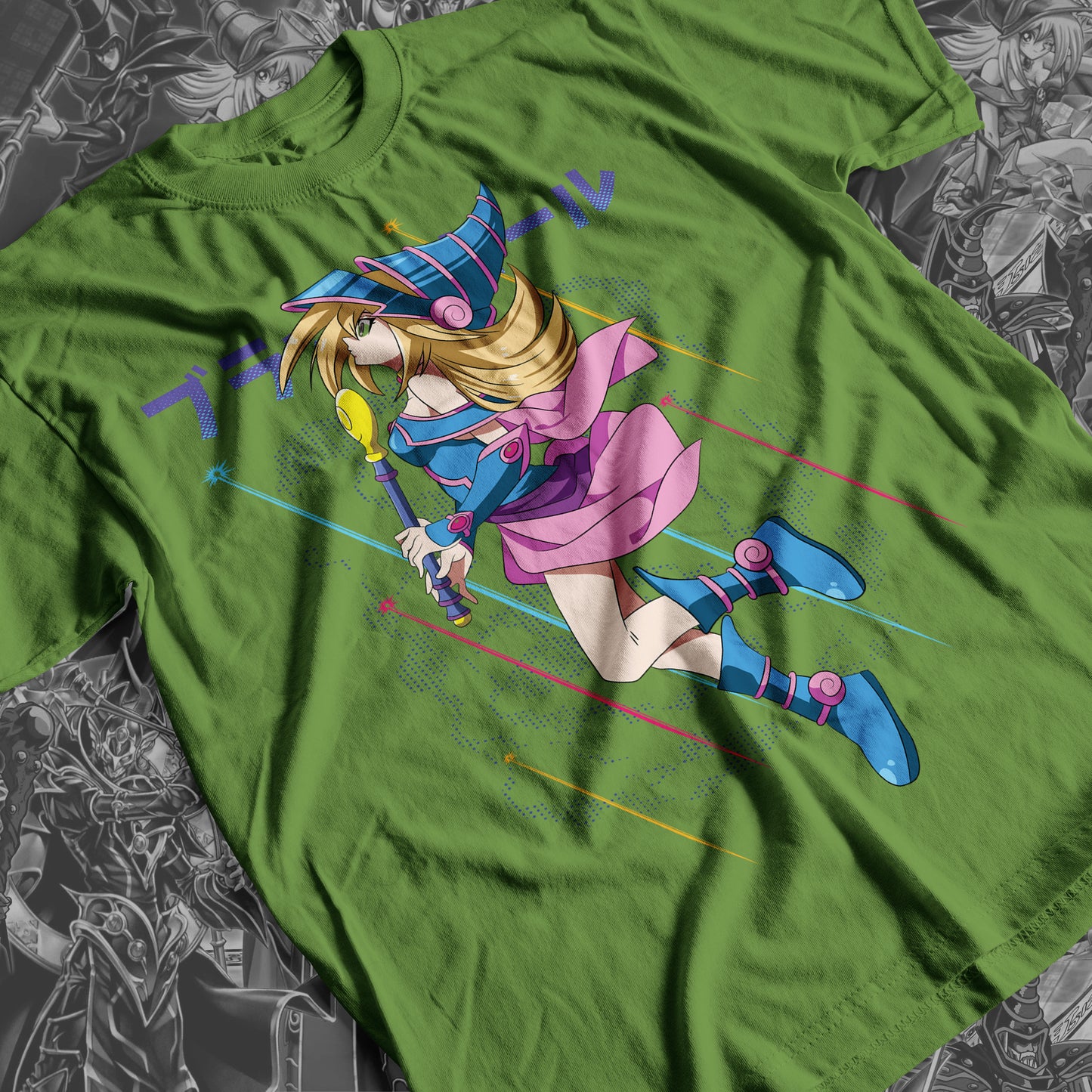Yu-Gi-Oh! - Dark Magician Girl 03  Premium Anime Design, High Quality DTF Print, 100% Cotton Shirt